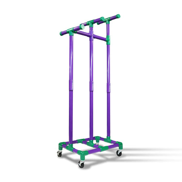 Jump Rope Hoop Holder – Ball Storage Cart | Heavy-Duty Construction | Easy Assembly | 28